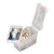 An open image of an ArtBin Sidekick Tote Case with tray out filled with art supplies.