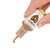 A close-up image of an ArtResin ResinTint Metallic Gold bottle.