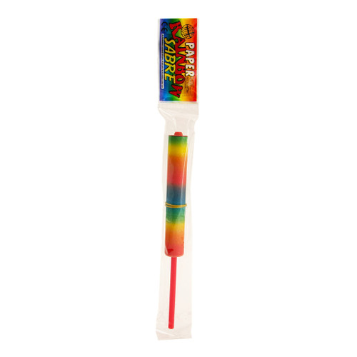 An image of a House Of Marbles Paper Rainbow Sabre.