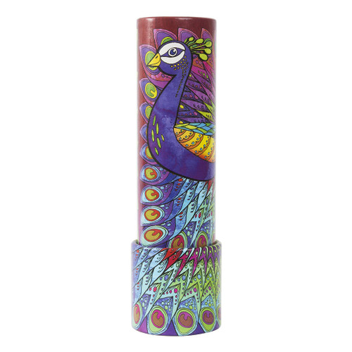 An image of a House Of Marbles Peacock Kaleidoscope.