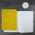 A close up image of a Itoya ProFolio Oasis Light Notebook. 