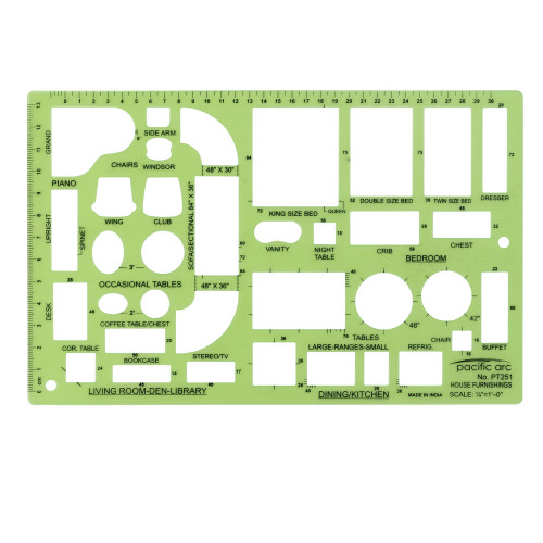 An Image of Pacific Arc Isometric Ellipse Guide Template