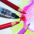 A lifestyle image of a Pentel Aquash Water Brush in use. 