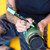 A lifestyle image of Posca PC-5M Medium Tip Paint Markers in use on a water bottle.
