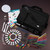 An open image of a Royal & Langnickel Mixed Media Travel Art Set on black background.