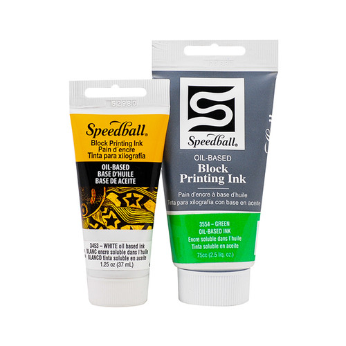 An image of Speedball Oil-Based Block Printing Inks.