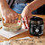 A lifestyle image of Speedball Water-Based Block Printing Ink in use.