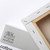 A back close up image of Winsor & Newton Classic Cotton Canvases.