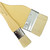 A close up image of Yasutomo Flat Wash Hake Brushes.