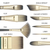 A second image of Princeton Series 6250 Umbria Synthetic Short Handle Brushes