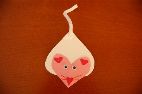 Valentine's Day Heart Animals Kids Craft