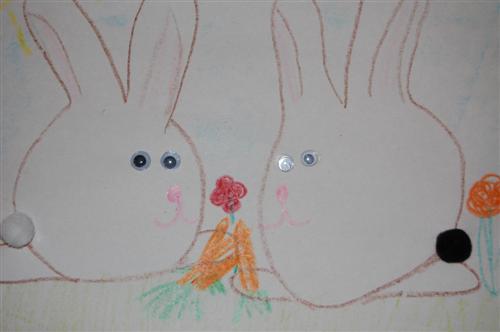 Handprint Bunny Kids Easter Craft